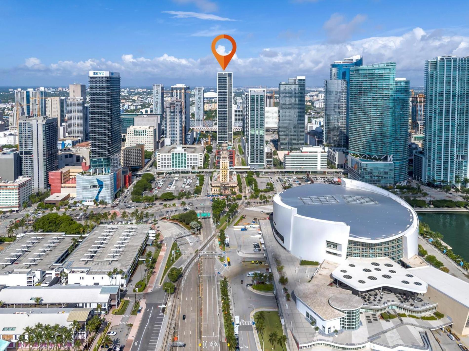 Modern 1Br Apartment With Breathtaking Views Heart Of Downtown Miami Bagian luar foto