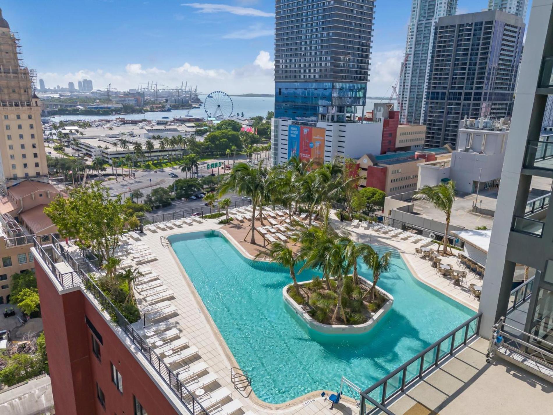 Modern 1Br Apartment With Breathtaking Views Heart Of Downtown Miami Bagian luar foto