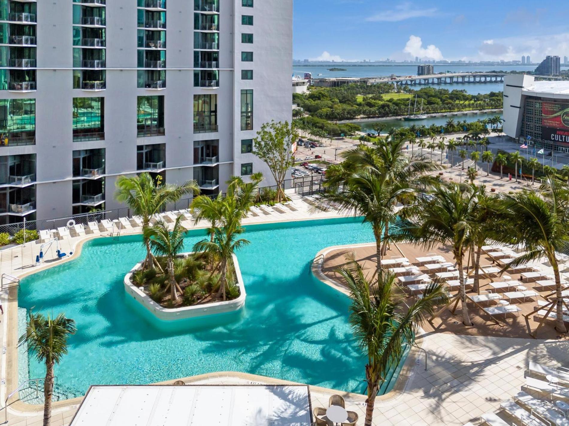 Modern 1Br Apartment With Breathtaking Views Heart Of Downtown Miami Bagian luar foto