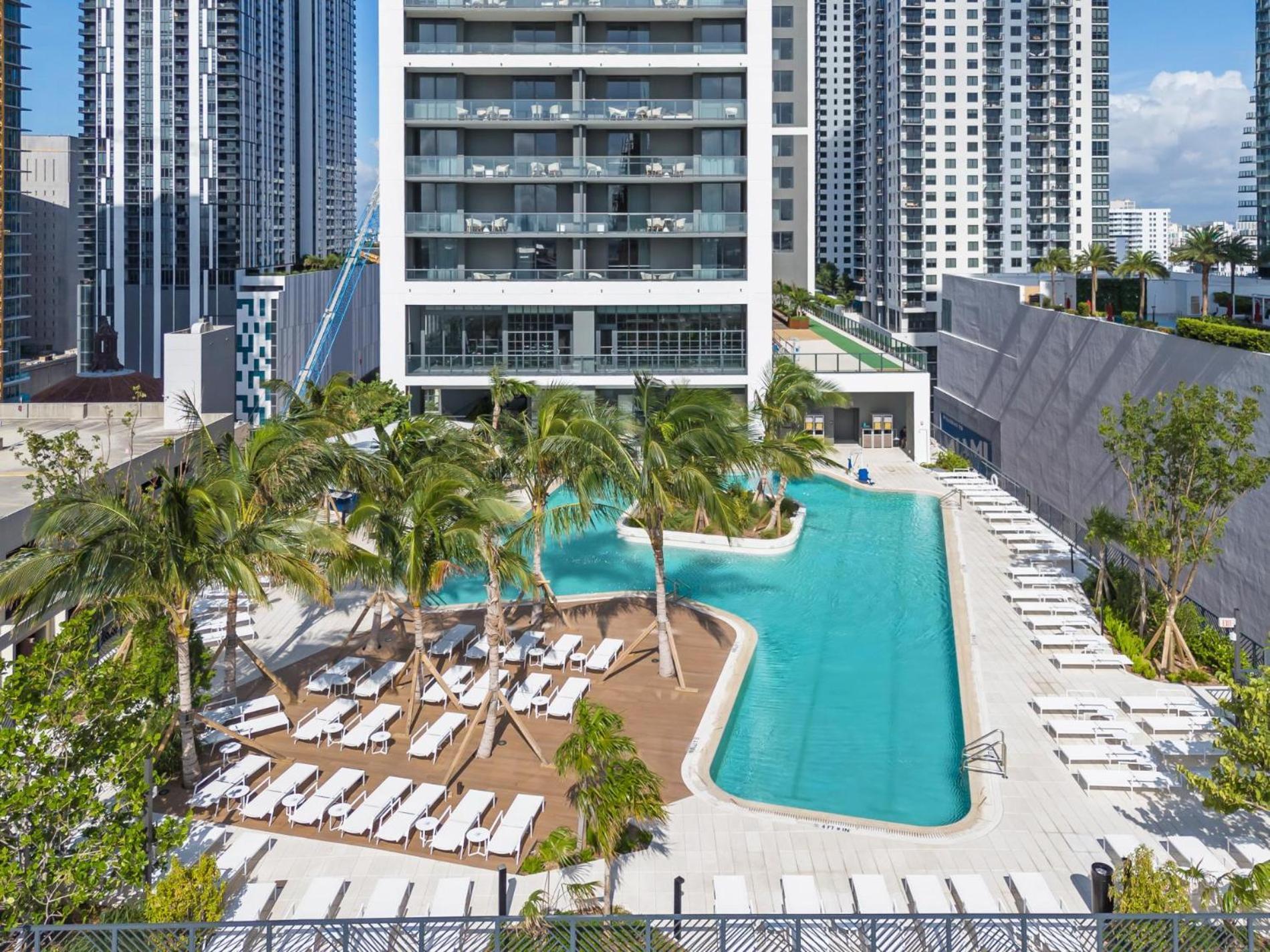 Modern 1Br Apartment With Breathtaking Views Heart Of Downtown Miami Bagian luar foto