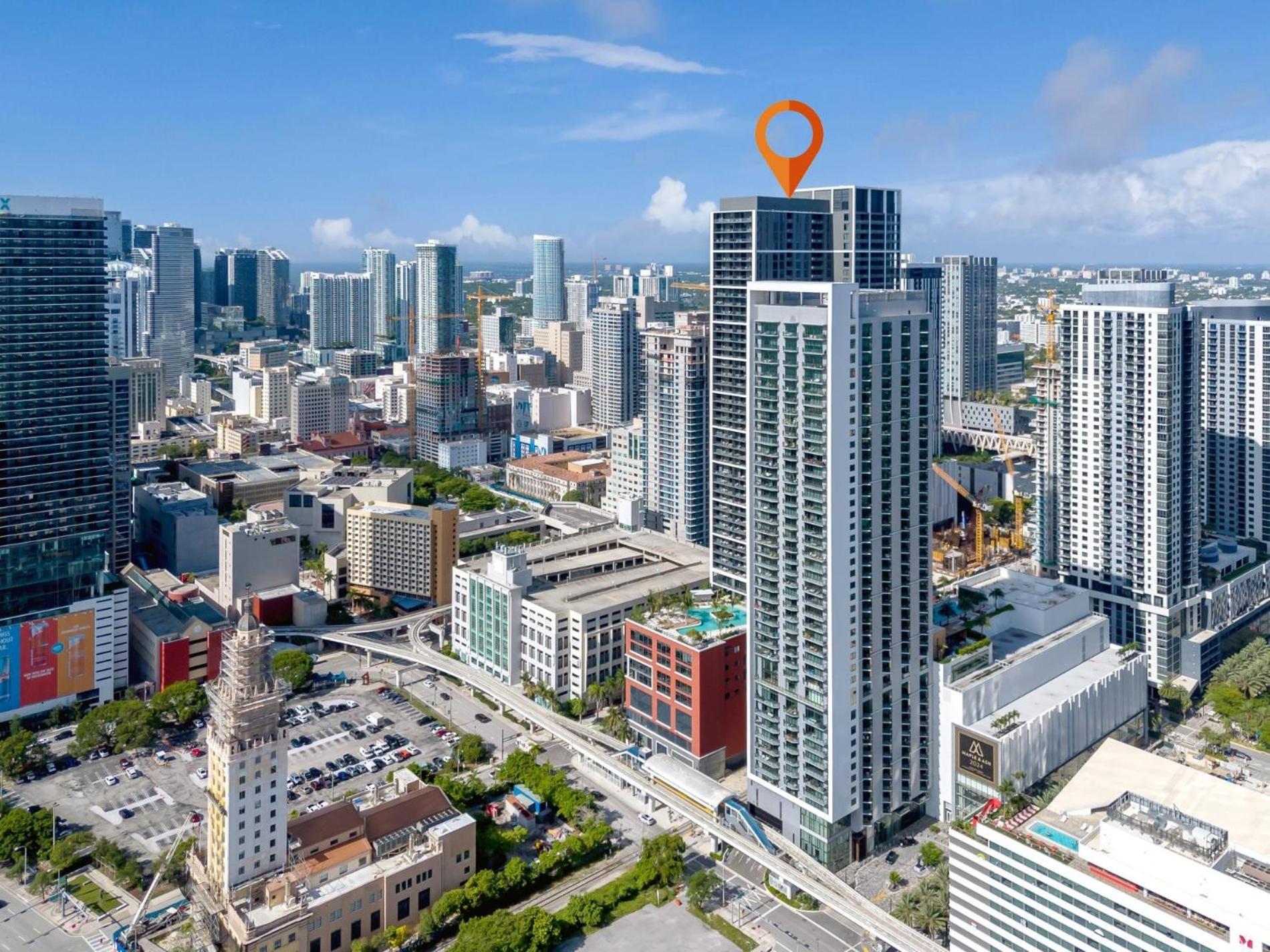 Modern 1Br Apartment With Breathtaking Views Heart Of Downtown Miami Bagian luar foto