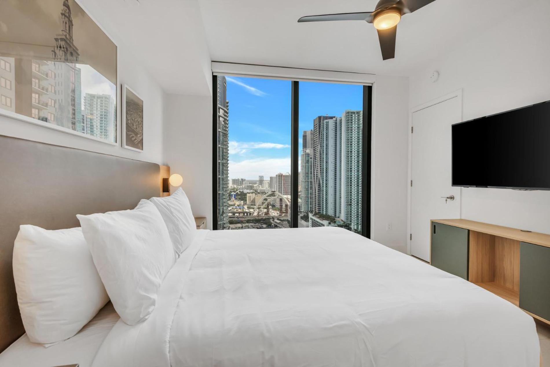 Modern 1Br Apartment With Breathtaking Views Heart Of Downtown Miami Bagian luar foto